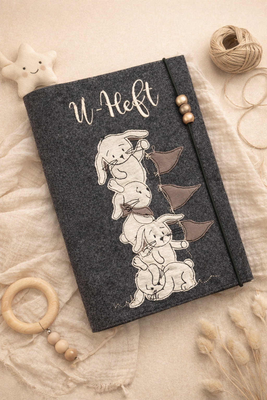 U-Heft Hülle personalisiert Baby Geschenk