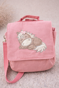 Cannavans 2-in-1 Kinder-Rucksack & Tasche – Pferd Rosa
