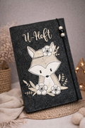 U-Heft Hülle personalisiert Baby Geschenk