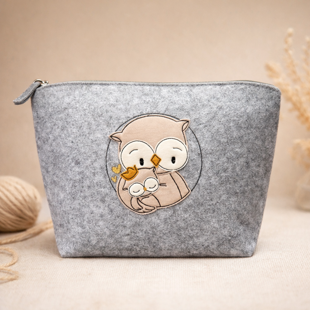 Kulturtasche Windeltasche Filz