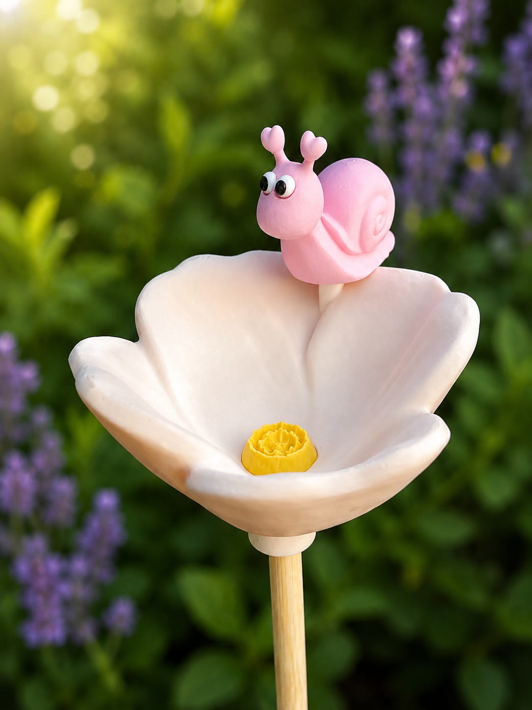 Vogel-Insektentränke Schnecke 3D Druck